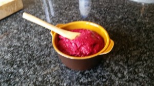 Beetroot hummous (2)