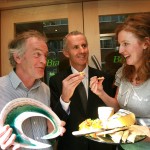 National Organic Award 2010 Announced Ralf Haslam from Mossfield Organic Farm, Minister Cuffe and Eileen Bently from Bord Bia